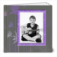Purple Petals 8 x 8 Album - 8x8 Photo Book (20 pages)