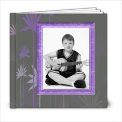 Purple Petals 6 x 6 Album - 6x6 Photo Book (20 pages)
