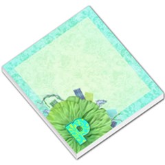Turquoise P Monogram Memo - Small Memo Pads