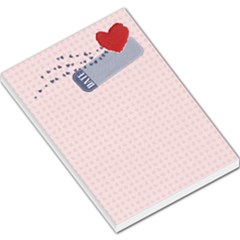 Large Memo template- hearts - Large Memo Pads