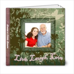 Ephemeral Summer 6x6 Photo Book, Live Laugh Love - 6x6 Photo Book (20 pages)