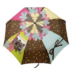 Polka Dot Umbrella - Folding Umbrella