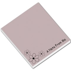 Simple Floral Memopad - Pink - Small Memo Pads