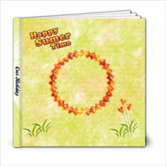6 x 6 Holidays Template - 6x6 Photo Book (20 pages)