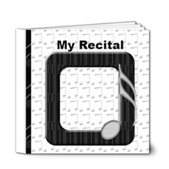 music recital template 6x6 - 6x6 Deluxe Photo Book (20 pages)