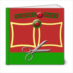 school days template book - 6x6 Photo Book (20 pages)