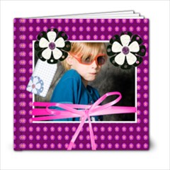 flower power 6x6 template - 6x6 Photo Book (20 pages)