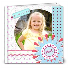 girl template book - 8x8 Photo Book (20 pages)