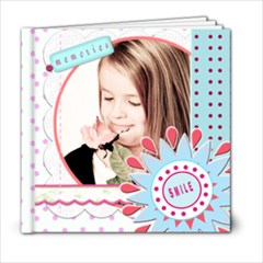 girl template book 6x6 - 6x6 Photo Book (20 pages)