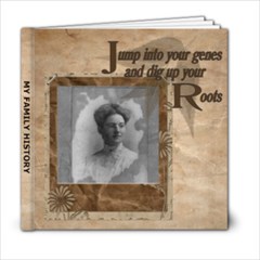 Family Tree/Genealogy 6x6 Photo Book - 6x6 Photo Book (20 pages)
