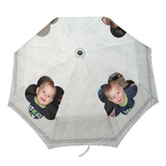 White Brag Umbrella - Folding Umbrella