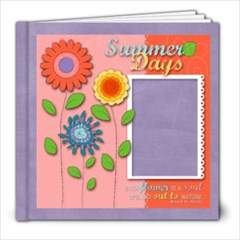 8x8 Summer Days, Flowers Album - 8x8 Photo Book (20 pages)