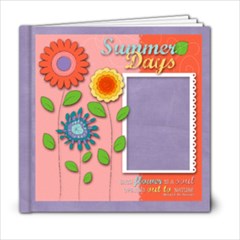 6x6 Summer Days, Flowers Album - 6x6 Photo Book (20 pages)