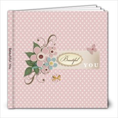Beautiful YOU- 8 x 8 template - 8x8 Photo Book (20 pages)