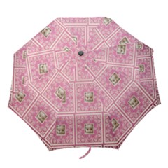 Pink Lace Umbrella - Folding Umbrella