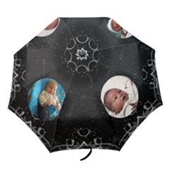 Starry Night Black Umbrella - Folding Umbrella