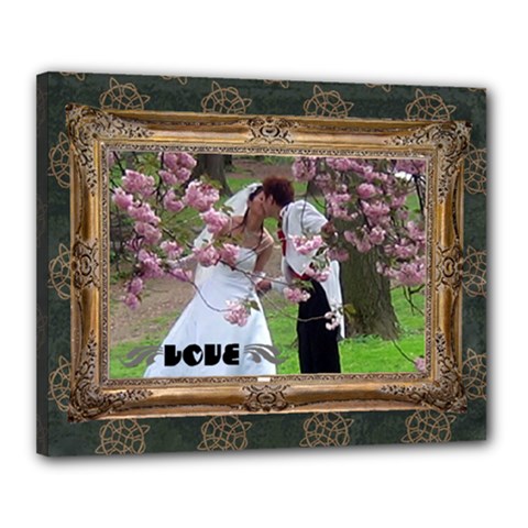 LOVE  -  16” x 20” stretched canvas - Canvas 20  x 16  (Stretched)