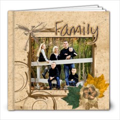 family picture book brown okel - 8x8 Photo Book (20 pages)