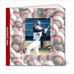 baseball 6x6 photo book - 6x6 Photo Book (20 pages)
