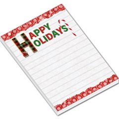 Happy Holidays Large Memo Pad - Large Memo Pads