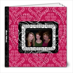 Pink, Black, & White LOVE 8x8 30 Page Book - 8x8 Photo Book (30 pages)