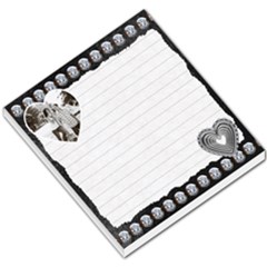 Heart Diamond Small Memo Pad - Small Memo Pads