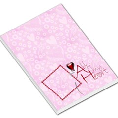 all of my heart Valentines memo pad memo pad 2 - Large Memo Pads