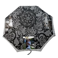 Black Lace Brag Umbrella - Folding Umbrella