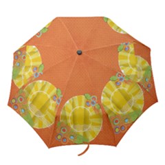 Sun & Flowers-folding umbrella