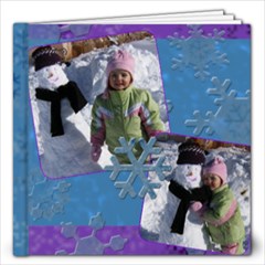 Snowflakes 20 page 12x12 album - 12x12 Photo Book (20 pages)