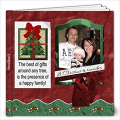 Happy Family Christmas 12x12 Photo Book - 12x12 Photo Book (20 pages)