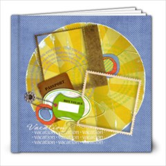 8x8 Family Vacation/Travel Album - 8x8 Photo Book (20 pages)
