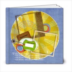 6x6 Family Vacation/Travel Album - 6x6 Photo Book (20 pages)