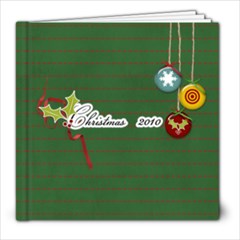 8x8 Christmas Cheers- template - 8x8 Photo Book (20 pages)