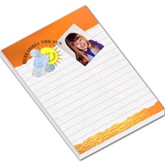 Here Comes The Sun Large Memo Pad - Large Memo Pads