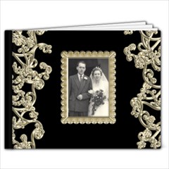 Liquid Gold wedding brag book  new 7 x 5 - 7x5 Photo Book (20 pages)