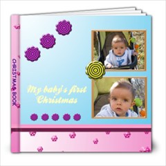 My baby s first Christmas 8x8 book - 8x8 Photo Book (20 pages)