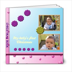 My baby s first Christmas 6x6 book - 6x6 Photo Book (20 pages)