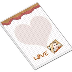 love notebook - Large Memo Pads