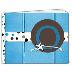 Blue Brown Book - 7x5 Photo Book (20 pages)