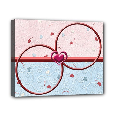 Love U streched canvas 10x8 - Canvas 10  x 8  (Stretched)