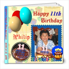 Philip 12th Birthday 2011 - 8x8 Photo Book (20 pages)