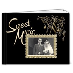 Sweet Music wedding brag book  new 7 x 5 - 7x5 Photo Book (20 pages)