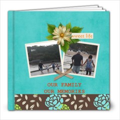 8X8 Our Family Our Memories - 8x8 Photo Book (20 pages)