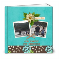 6X6 Our Family Our Memories - 6x6 Photo Book (20 pages)