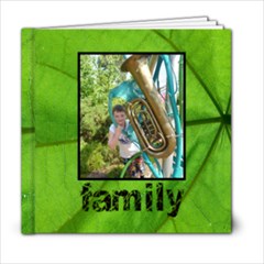 Family Simple Sentiments Classic 6 x 6 album - 6x6 Photo Book (20 pages)