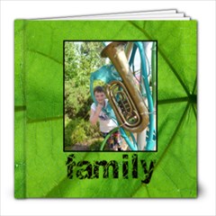Family Simple Sentiments Classic 8 x 8 album 39 pages - 8x8 Photo Book (39 pages)