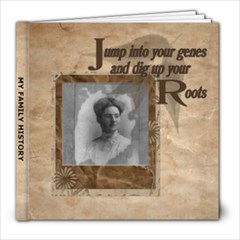 Family Tree/Genealogy 8x8 Photo Book (30 Pages)