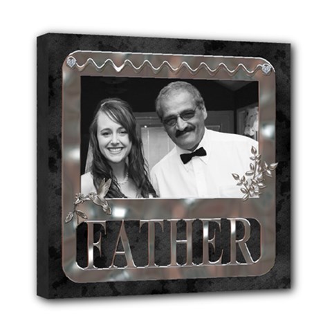Father 8x8 Stretched Canvas - Mini Canvas 8  x 8  (Stretched)