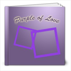 Purple of love - 8x8 Photo Book (20 pages)